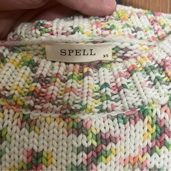 Spell Multicolor Knit Women's Sweater - Picture 4 of 5
